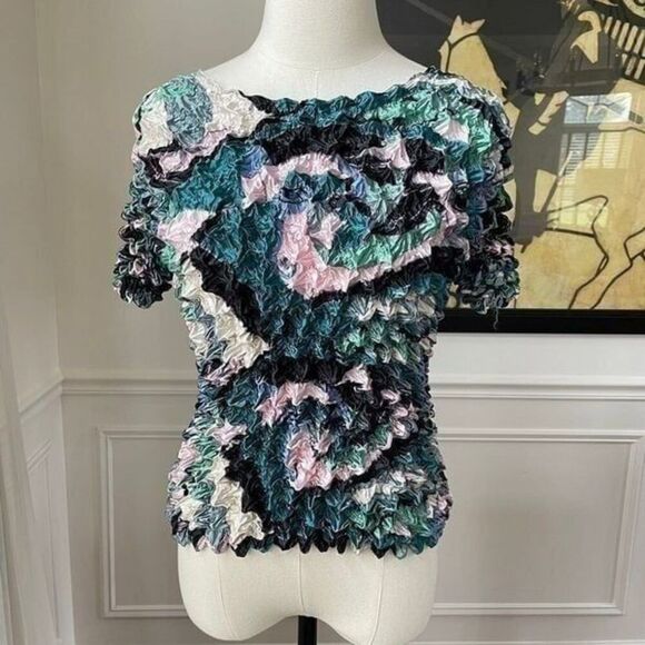 Vintage Tops - Vintage 90s Y2K Popcorn Magic Bubble Shirt One Size